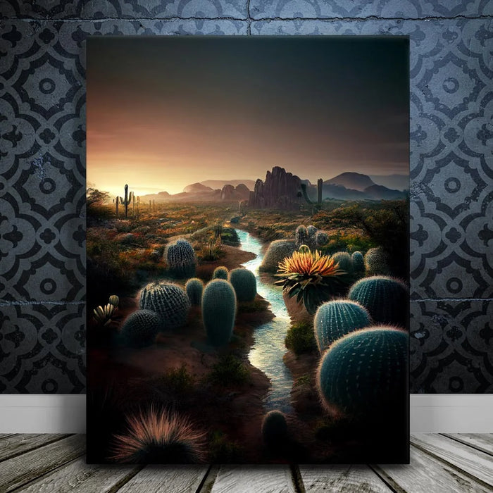 Arizona Desert Oasis – TheGOATWallArt Arizona Desert Oasis – TheGOATWallArt