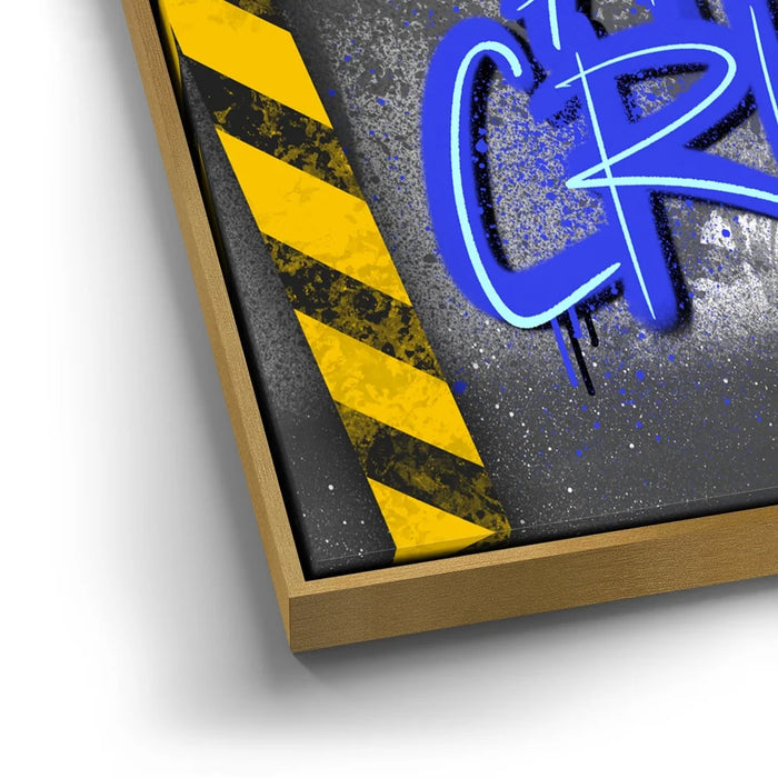 Featured image 13 for Art Is Not A Crime - Blue - Calligraphy