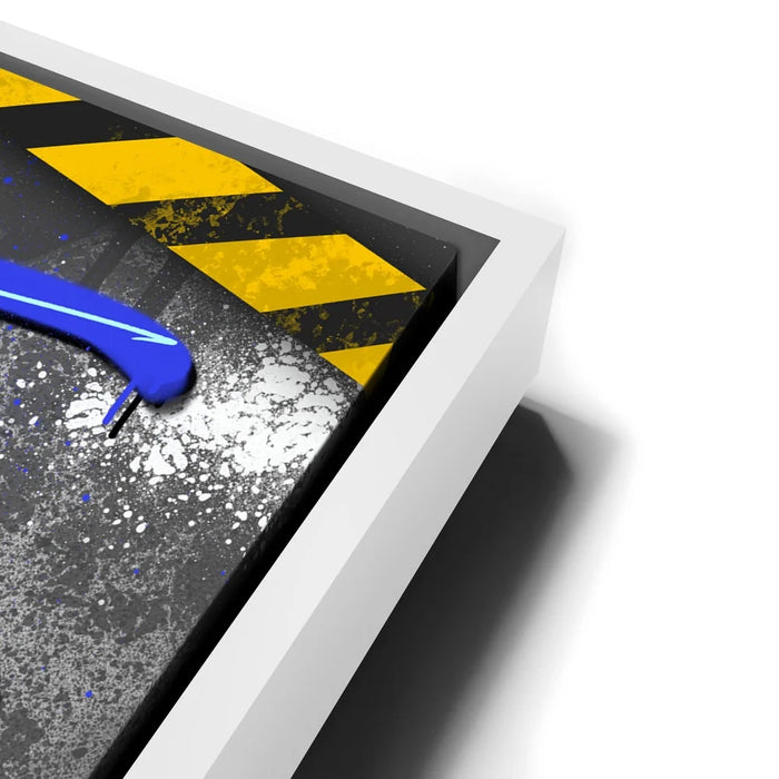 Featured image 14 for Art Is Not A Crime - Blue - Calligraphy