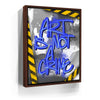 Featured image 11 for Art Is Not A Crime - Blue - Calligraphy
