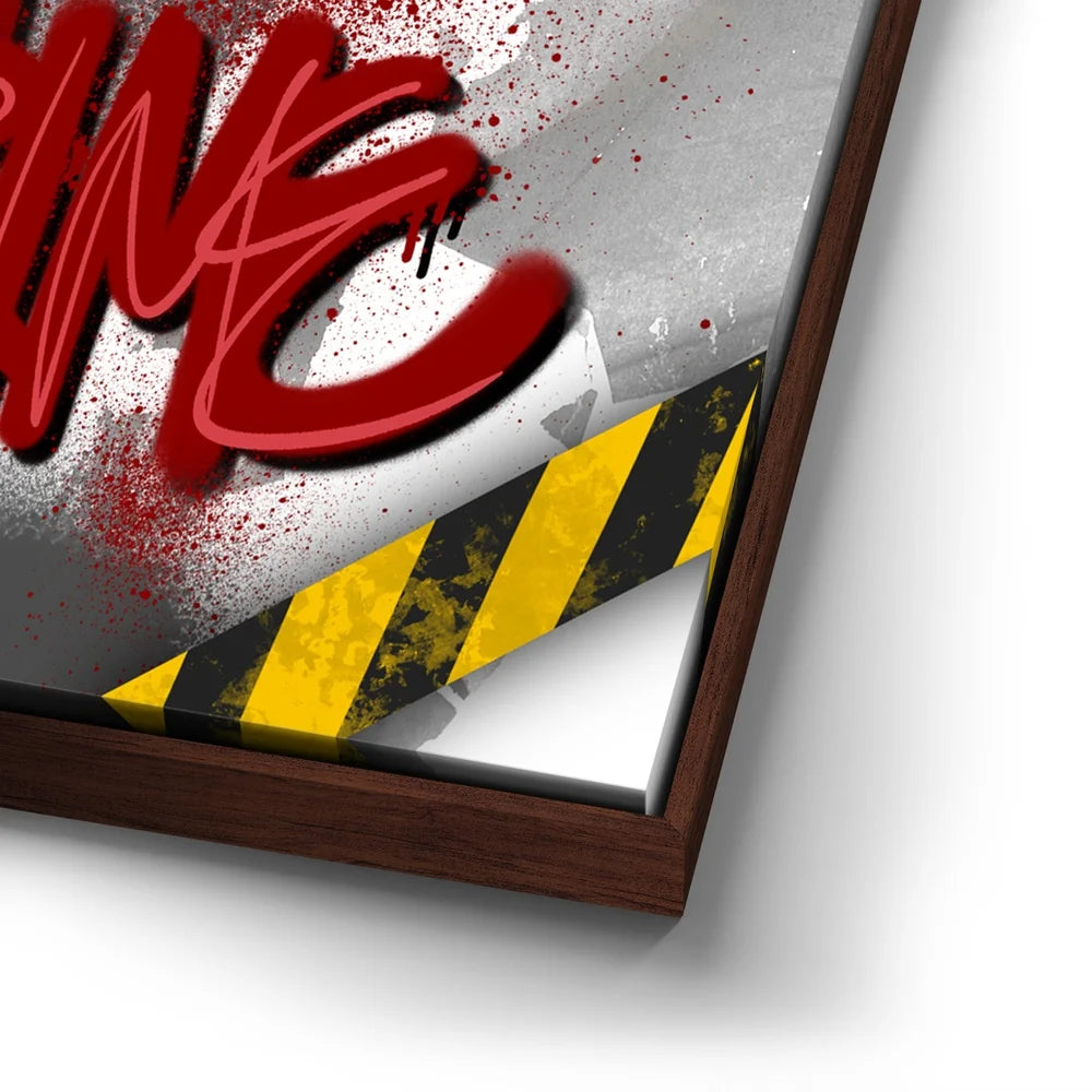 Featured image 15 for Art Is Not A Crime - Red - Calligraphy