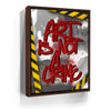 Featured image 11 for Art Is Not A Crime - Red - Calligraphy
