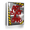 Featured image 7 for Art Is Not A Crime - Red - Calligraphy