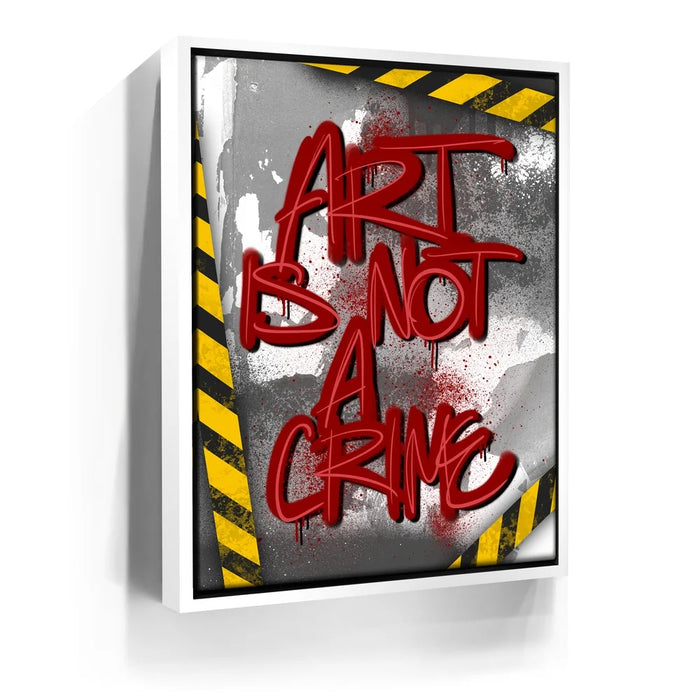 Featured image 7 for Art Is Not A Crime - Red - Calligraphy