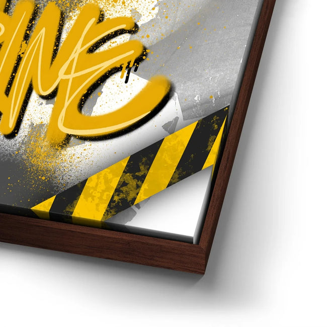 Featured image 15 for Art Is Not A Crime - Yellow - Calligraphy