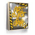 Featured image 10 for Art Is Not A Crime - Yellow - Calligraphy