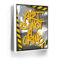 Featured image 7 for Art Is Not A Crime - Yellow - Calligraphy