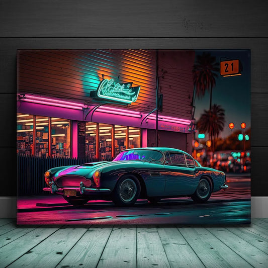 Aston Martin DB4 I Posters, Prints, & Visual Artwork TheGoatWallArt LANDSCAPE 24x18 0.75" STANDARD