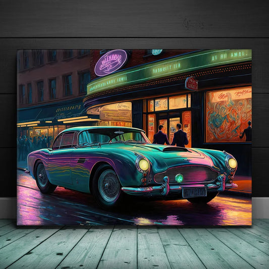 Aston Martin DB4 II Posters, Prints, & Visual Artwork TheGoatWallArt LANDSCAPE 24x18 0.75" STANDARD