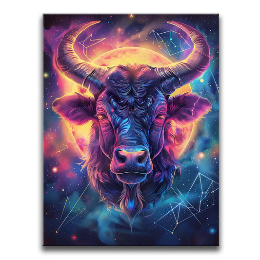 Astral Taurus Posters, Prints, & Visual Artwork TheGoatWallArt PORTRAIT 18x24 0.75" STANDARD