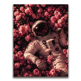 Astronaut in a Sea of Blossoms
