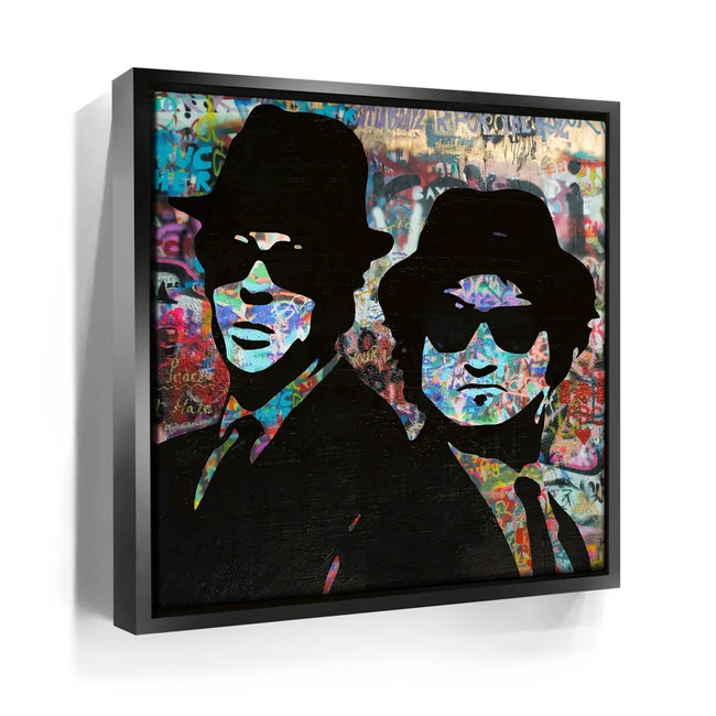 Featured image 6 for BLUES BROTHERS GRAFFITI CANVAS SET - SQUARE