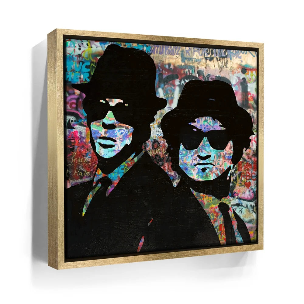 Featured image 8 for BLUES BROTHERS GRAFFITI CANVAS SET - SQUARE