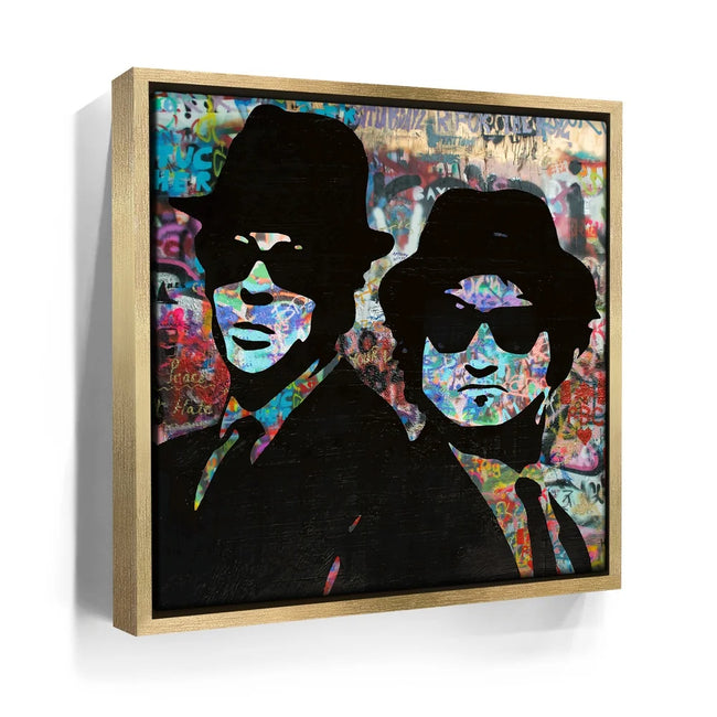 Featured image 8 for BLUES BROTHERS GRAFFITI CANVAS SET - SQUARE