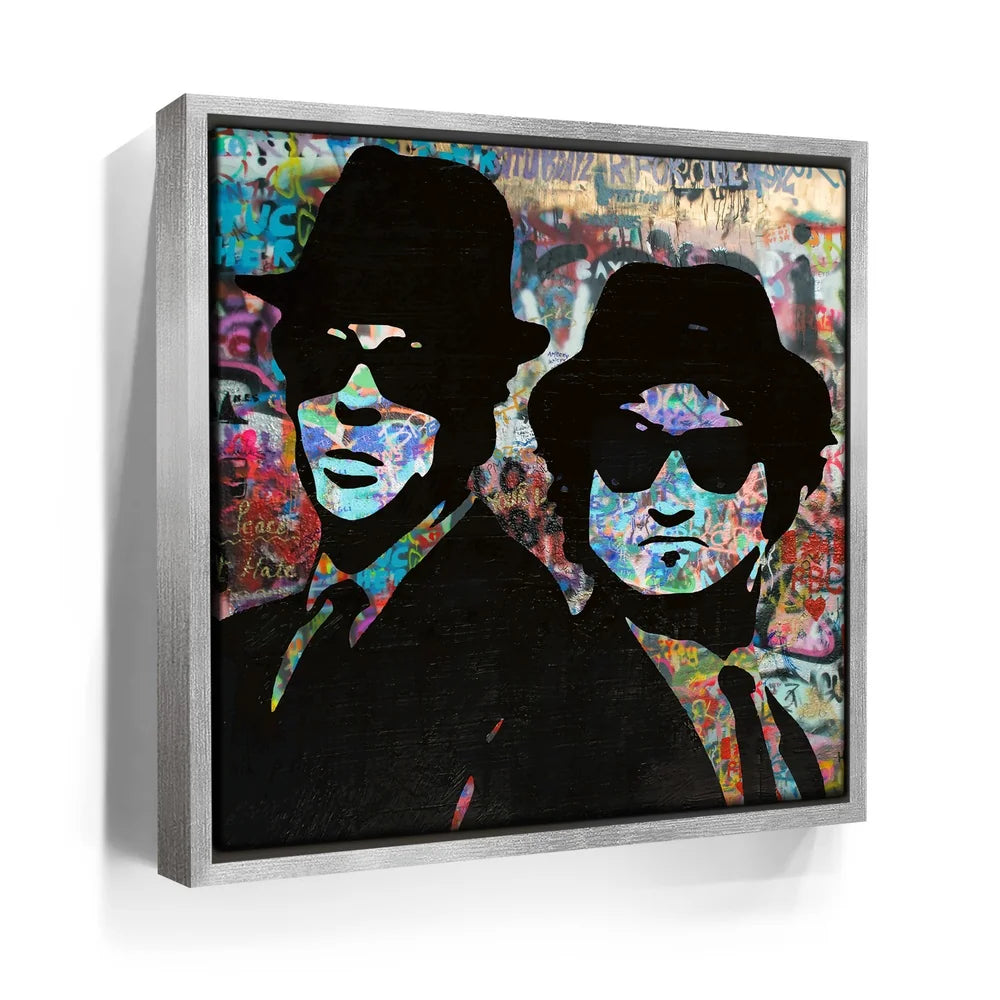 Featured image 9 for BLUES BROTHERS GRAFFITI CANVAS SET - SQUARE