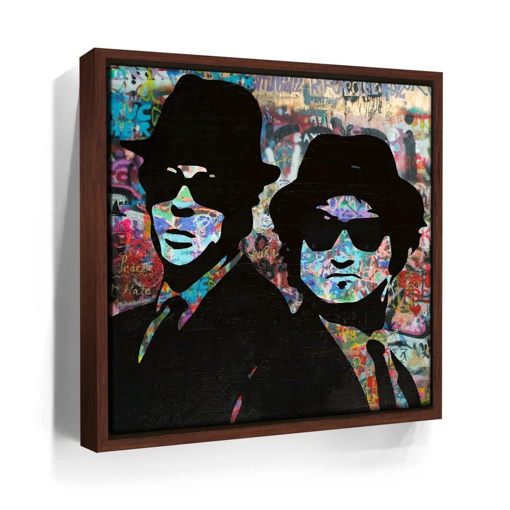 Featured image 11 for BLUES BROTHERS GRAFFITI CANVAS SET - SQUARE