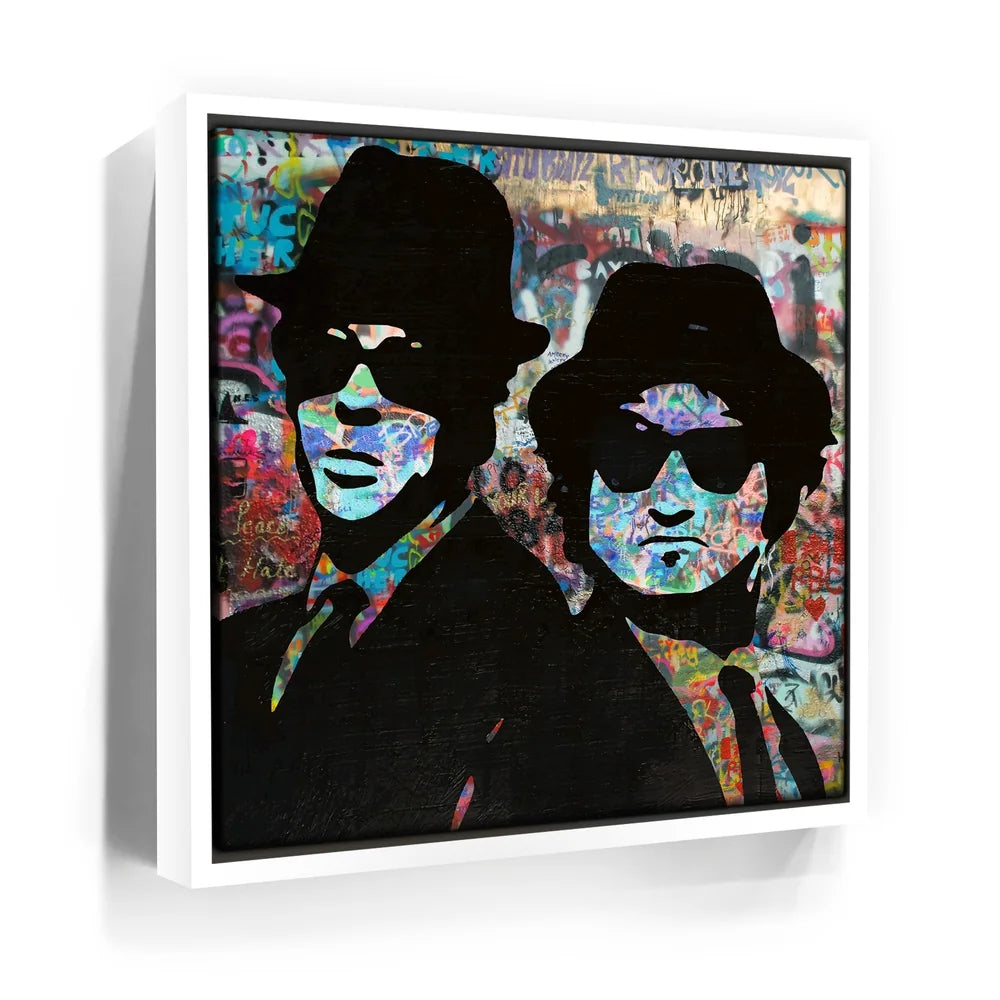 Featured image 7 for BLUES BROTHERS GRAFFITI CANVAS SET - SQUARE