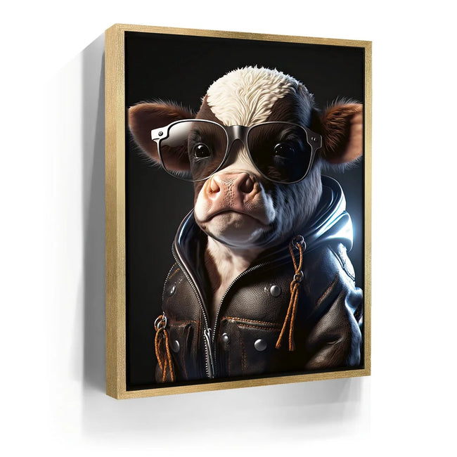 Featured image 7 for Baby Cow Wearing Leather