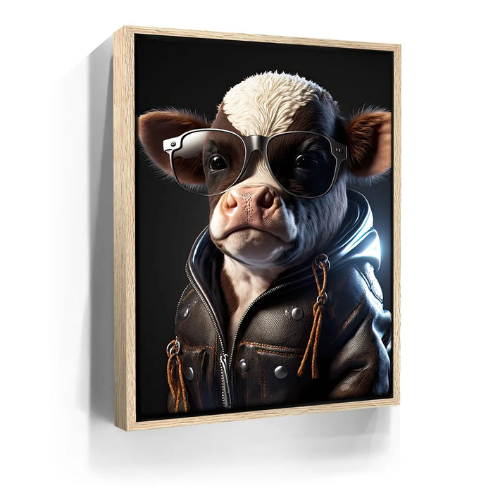 Featured image 10 for Baby Cow Wearing Leather