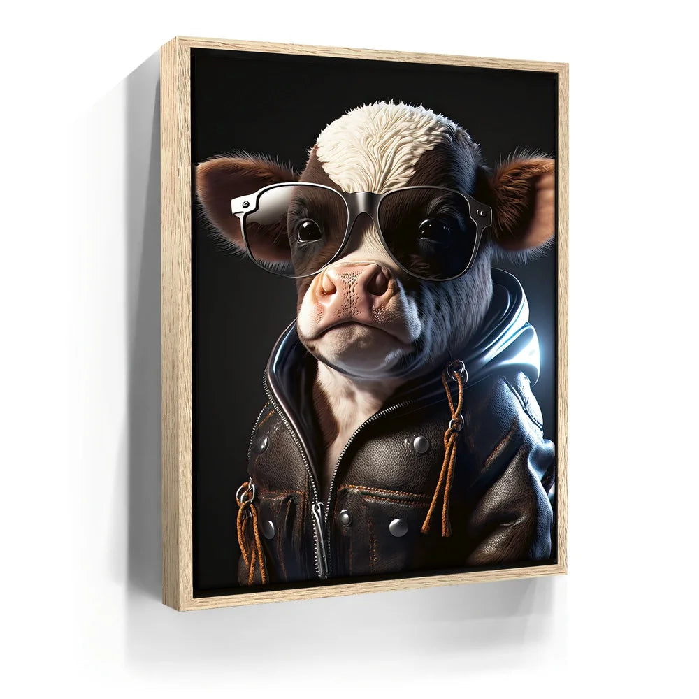Featured image 9 for Baby Cow Wearing Leather