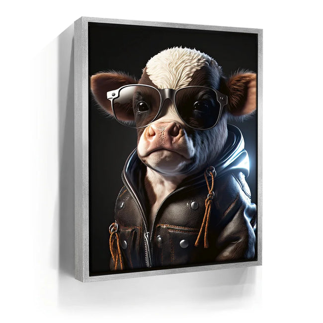 Featured image 8 for Baby Cow Wearing Leather
