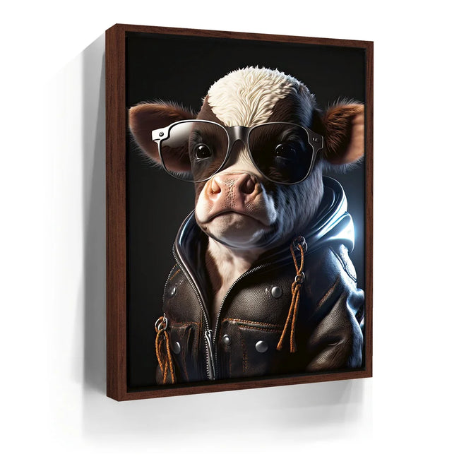 Featured image 10 for Baby Cow Wearing Leather