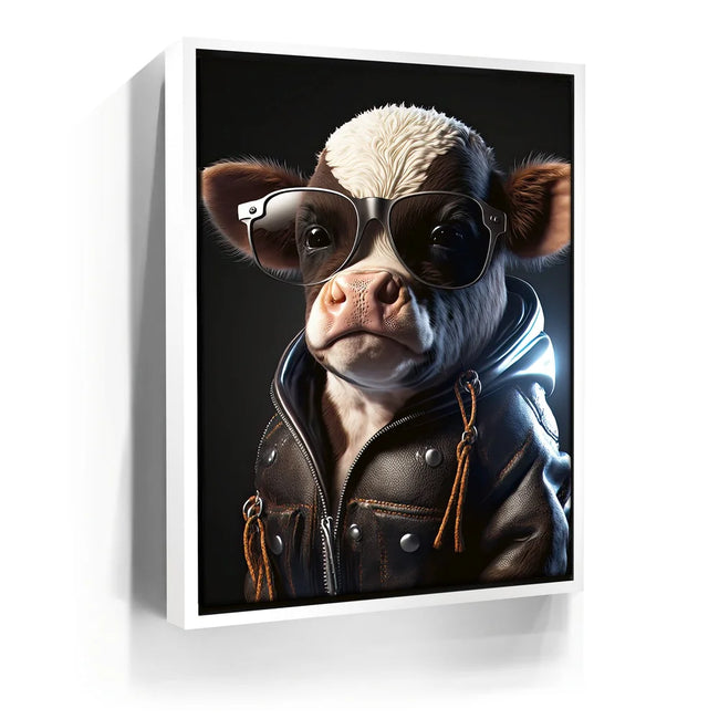 Featured image 6 for Baby Cow Wearing Leather