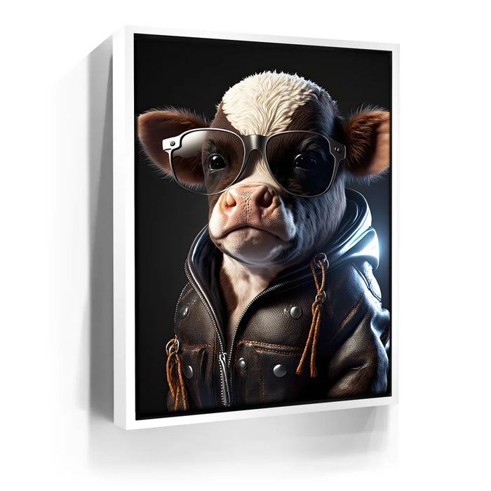 Featured image 7 for Baby Cow Wearing Leather