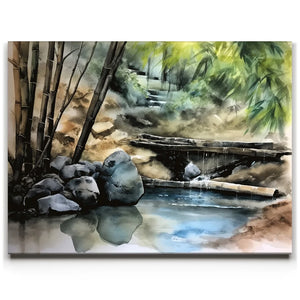 Bamboo Bliss - Watercolor