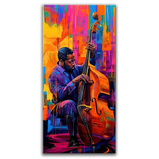 Bassline Brilliance Posters, Prints, & Visual Artwork TheGoatWallArt PORTRAIT - TALL 15x30 0.75" STANDARD