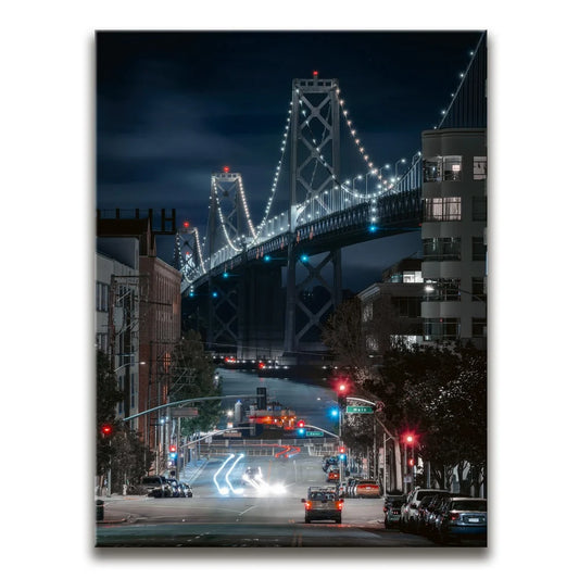 Bay Bridge at Midnight