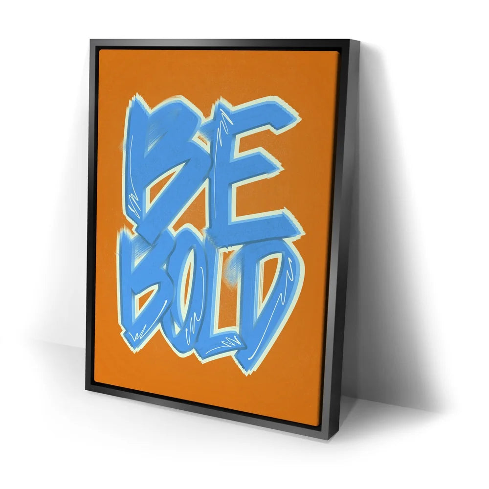 Featured image 2 for Be Bold - Electric Blue - Calligraphy