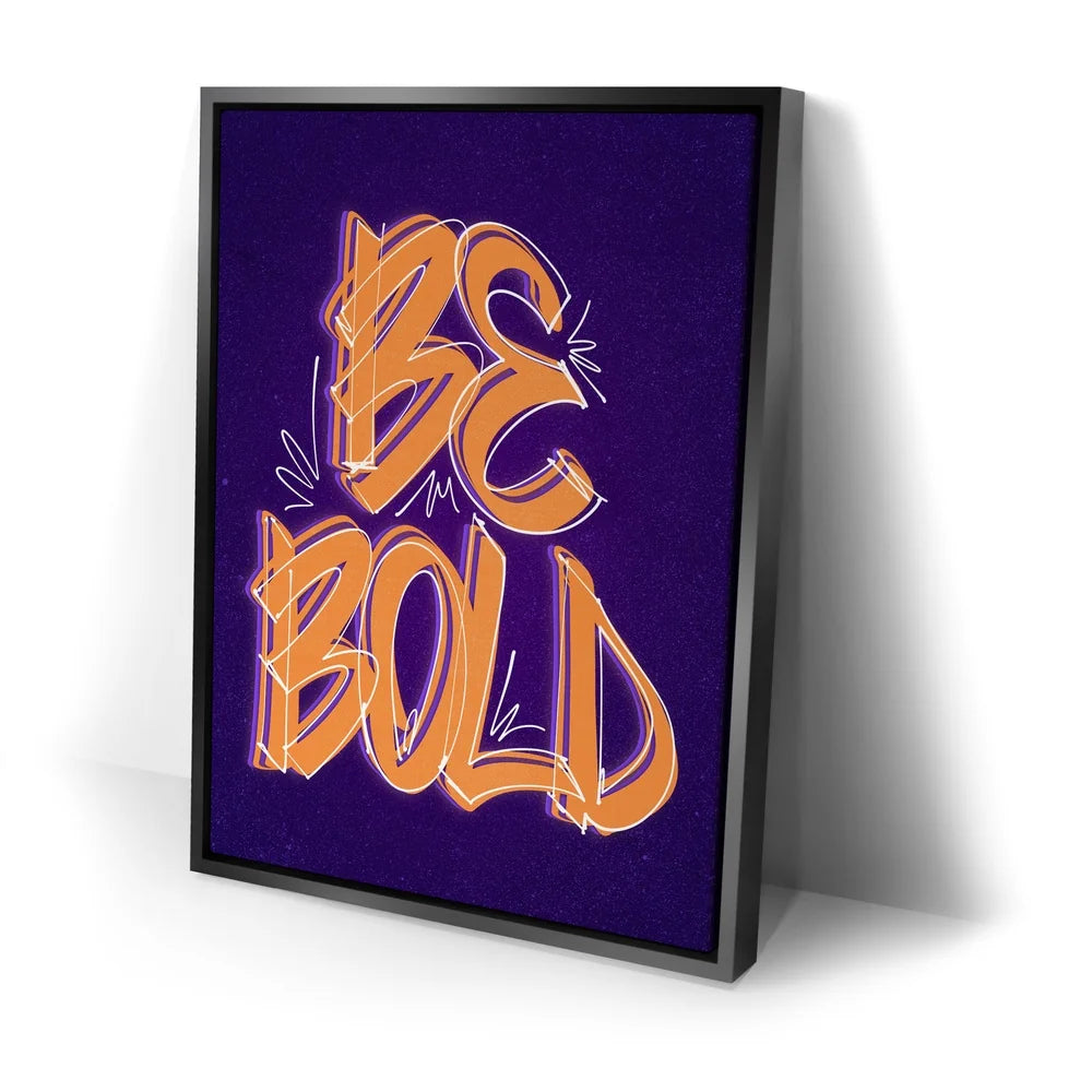 Featured image 2 for Be Bold - Orange - Calligraphy