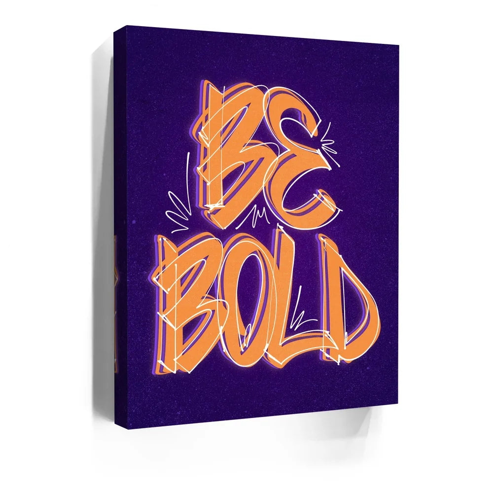 Featured image 5 for Be Bold - Orange - Calligraphy