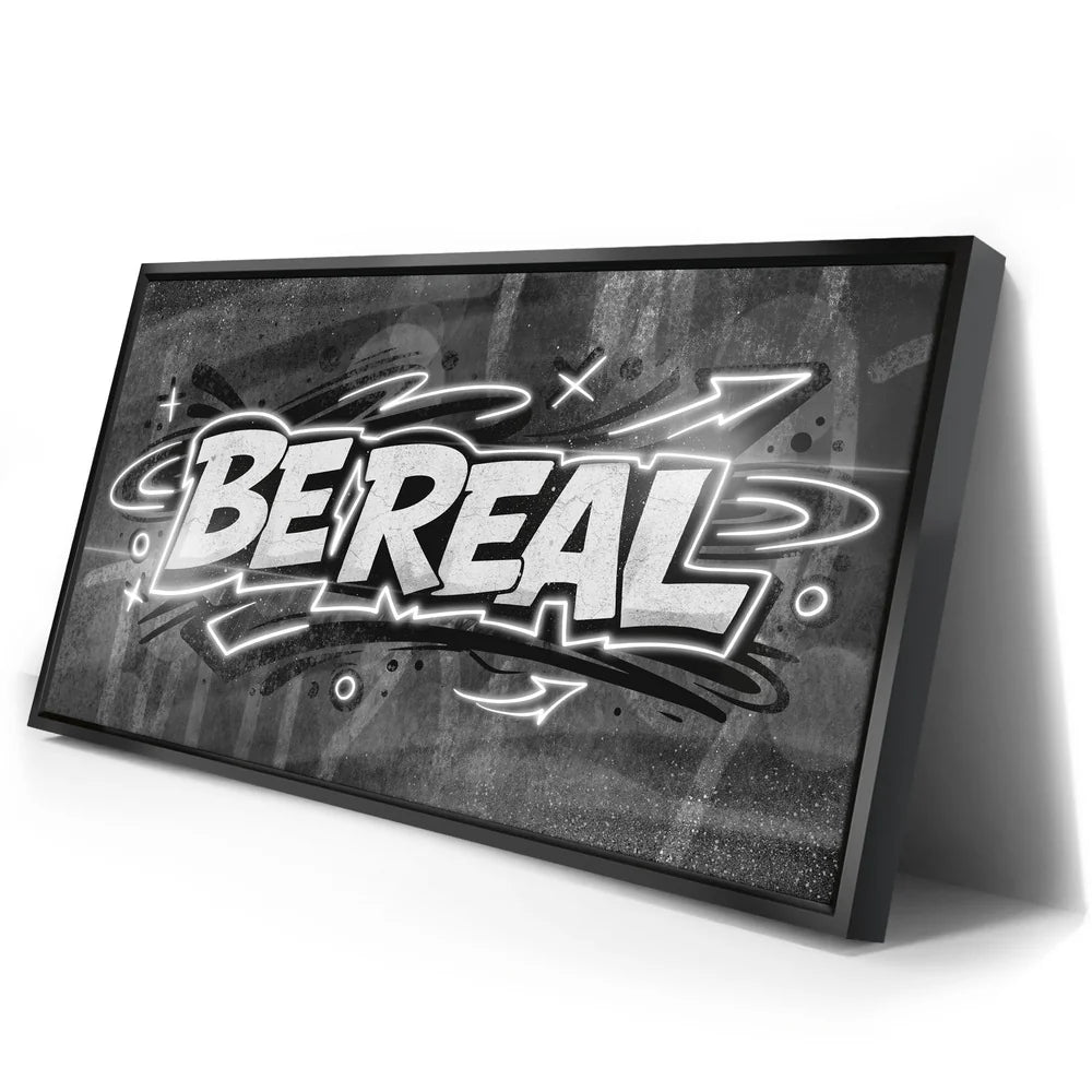 Featured image 2 for Be Real, Black And White - Graffiti