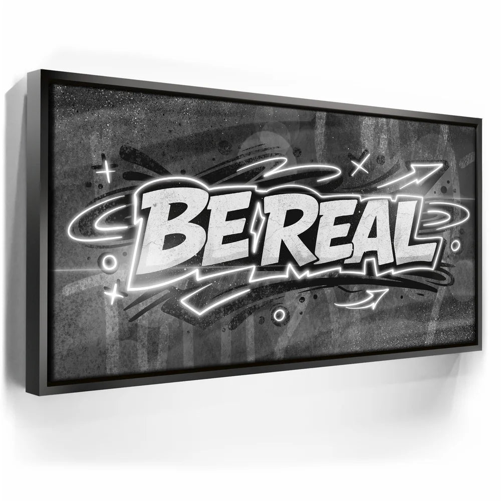 Featured image 5 for Be Real, Black And White - Graffiti