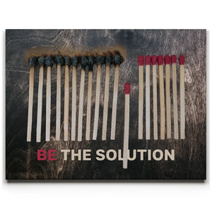 Be The Solution - Dark Wood