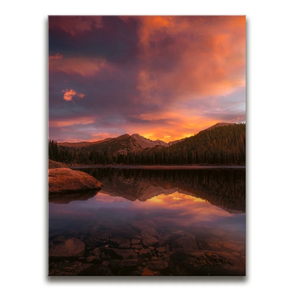 Featured image 1 for Bear Lake Sunset - Rocky Mountain National Park
