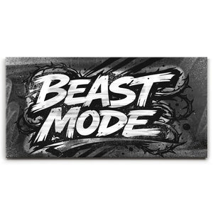 Beast Mode, B&W - Graffiti