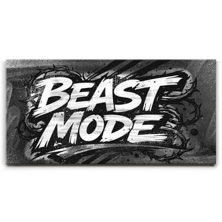 Beast Mode, B&W - Graffiti