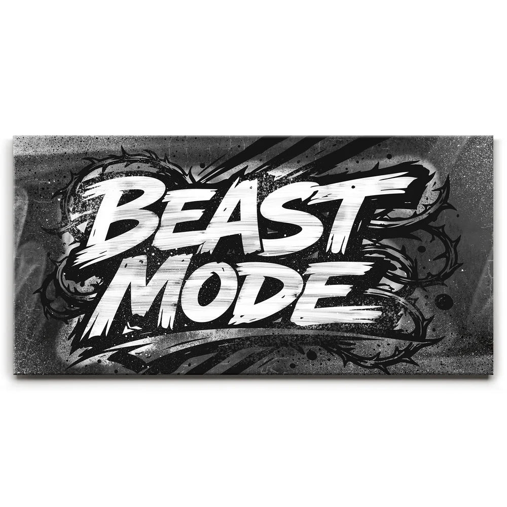 Featured image 1 for Beast Mode, B&W - Graffiti