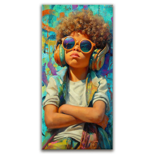 Beats & Big Energy Posters, Prints, & Visual Artwork TheGoatWallArt PORTRAIT - TALL 15x30 0.75" STANDARD