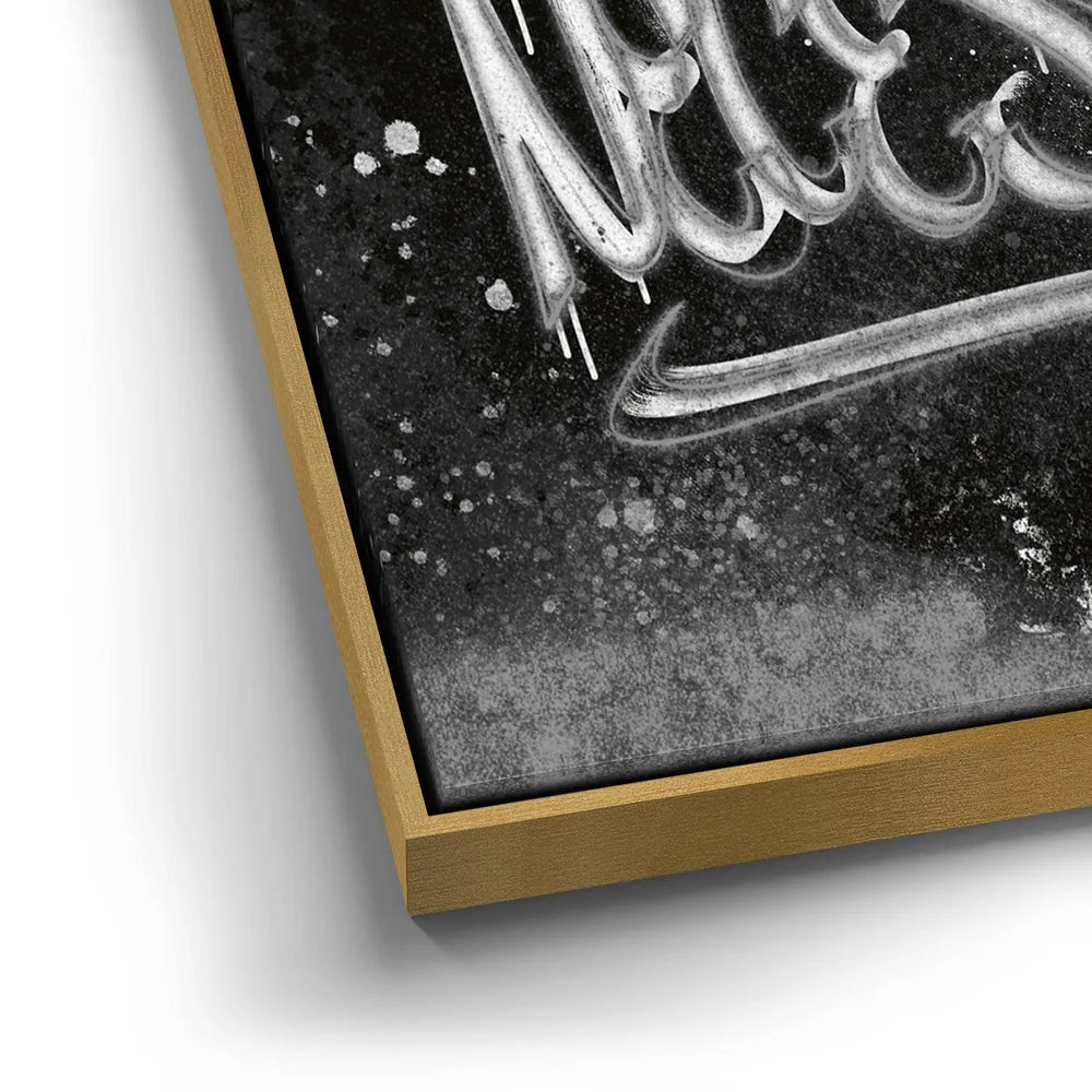 Featured image 12 for Become - Calligraphy Gold - B & W