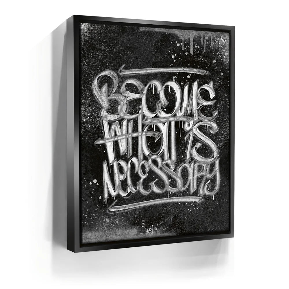 Featured image 5 for Become - Calligraphy Gold - B & W