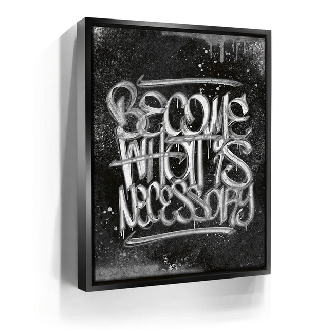 Featured image 5 for Become - Calligraphy Gold - B & W