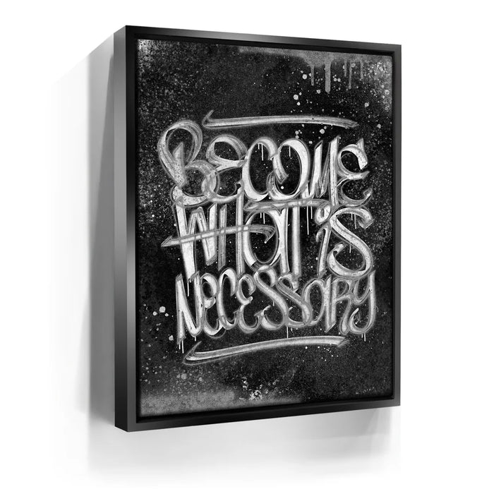 Featured image 6 for Become - Calligraphy Gold - B & W