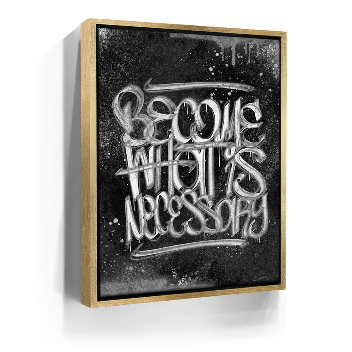 Featured image 8 for Become - Calligraphy Gold - B & W