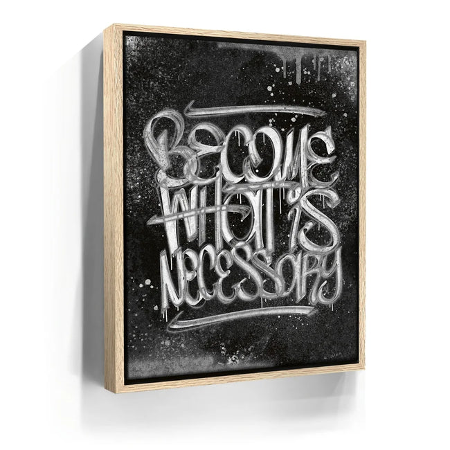 Featured image 9 for Become - Calligraphy Gold - B & W