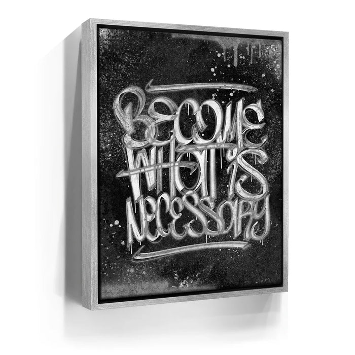 Featured image 9 for Become - Calligraphy Gold - B & W