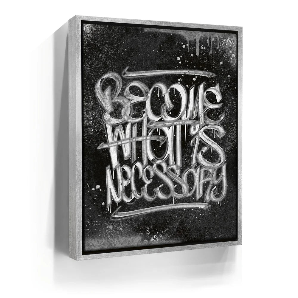 Featured image 8 for Become - Calligraphy Gold - B & W